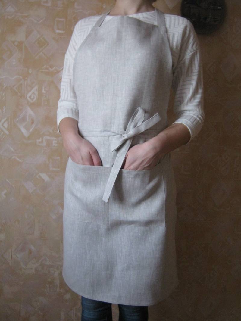 Leinen Schürze Für Damen Und Herren. Komplette Zum Kochen, Gärten von LinenComfort