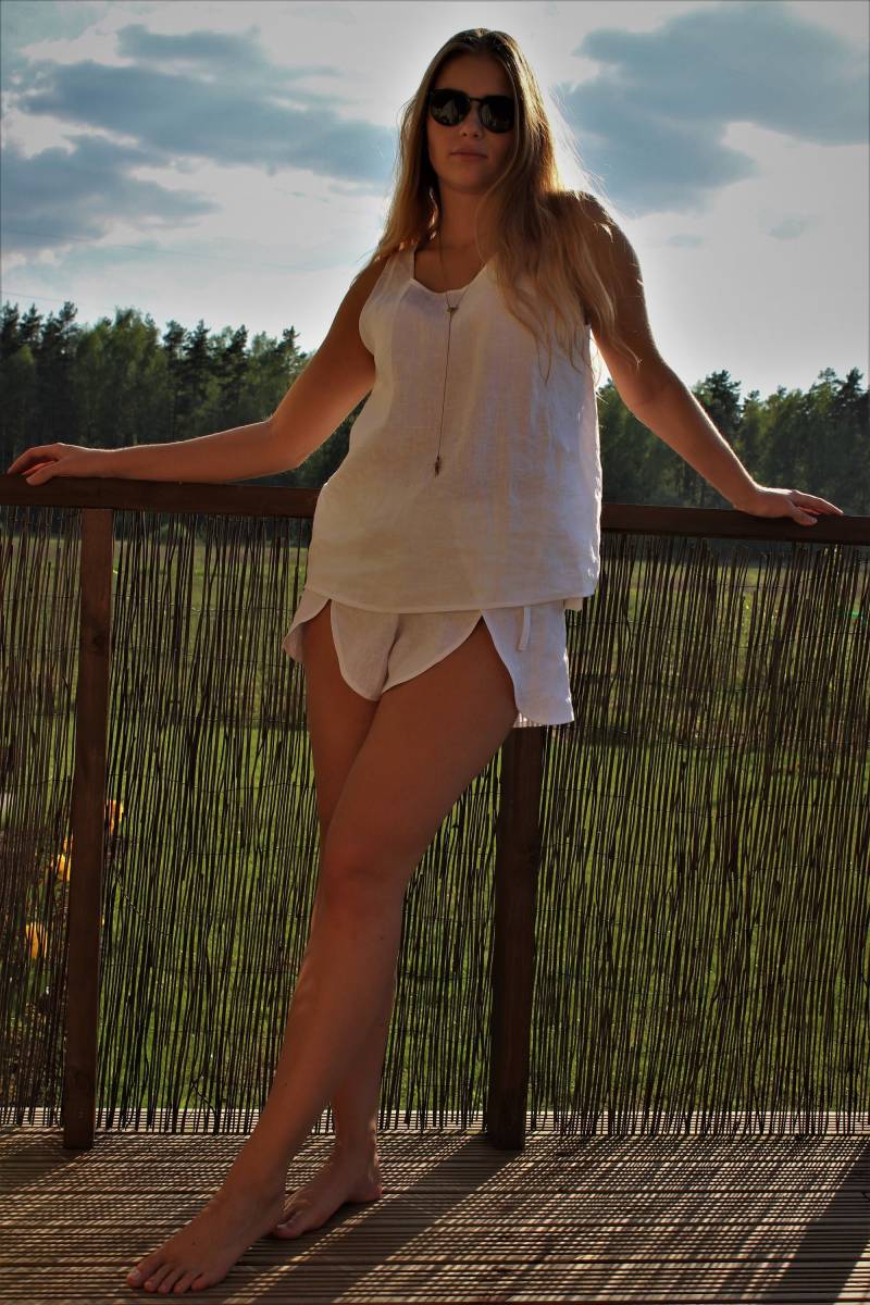 Weiche Leinen Shorts von LinenDeep