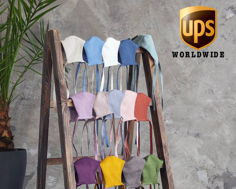 Leinen Gesichtsmaske, Waschbarer Stoff, Stilvolle Gesichtsbedeckung von LinenHygge