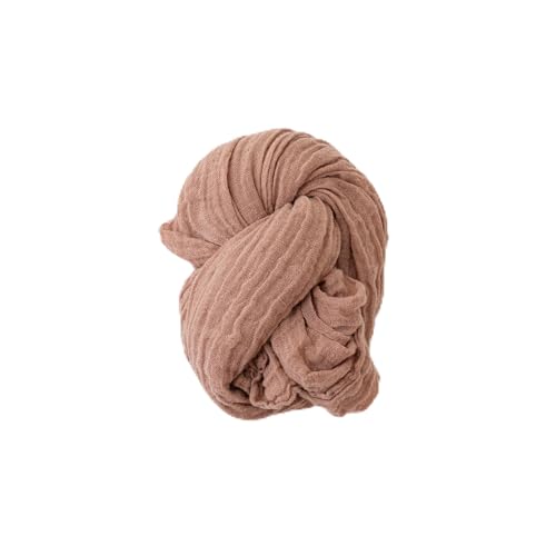 LinenMe - 100% Leinen Sommerschlal 70 x 200 cm Garza - Leichter Schal Herren Damen Unisex - Atmungsaktiver Leinen-Sommerschal - Handgefertigtes Accessoire, Weich und Pflegeleicht - Vintage Rose von LinenMe