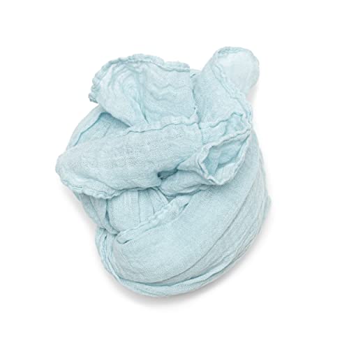 LinenMe Cloud Blue Leinen Sommerschal Garza, 70 x 200 cm von LinenMe