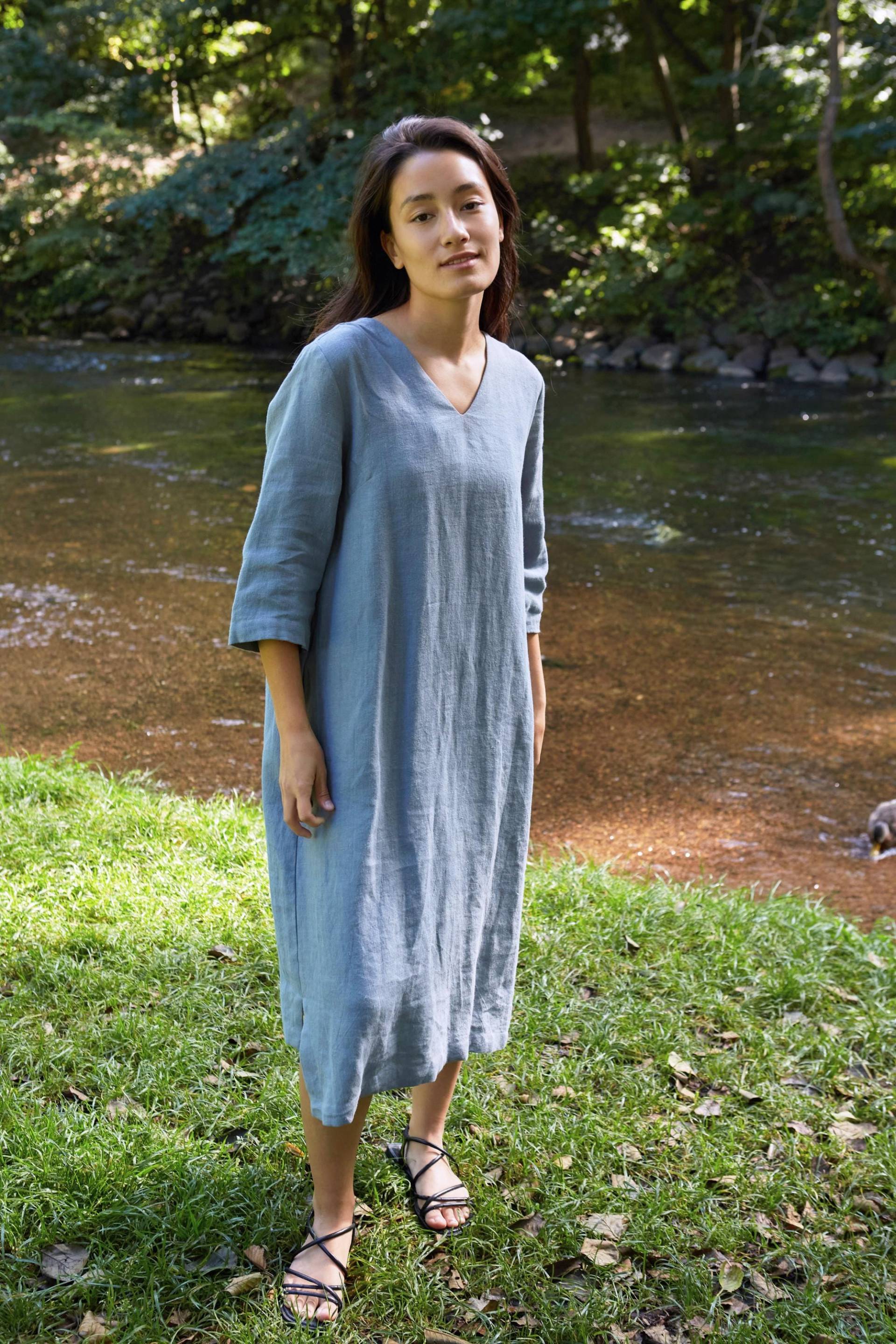 Leinen-Tunika Für Frauen, Flitterwochen-Outfit, Sommer-Picknick-Kleidung, Kleid Mit Entspannter Passform, Flowy-Resort-Kleidung, Weihnachtsgeschenk Leinen-Tunika Für Frauen, Flitterwochen-Outfit, Sommer-Picknick-Kleidung, Kleid Mit Entspannter Passform, Flowy-Resort-Kleidung, Weihnachtsgeschenk von LinenUntal