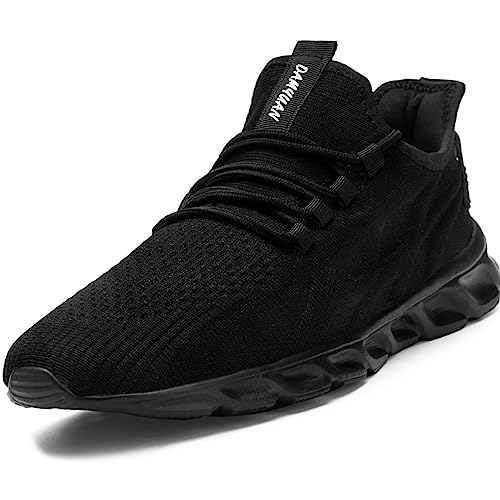 Linenghs Damen Sneaker Sport Running Walking Schuhe Laufschuhe Turnschuhe Freizeitschuhe Outdoor Licht Komfortabel Schuhe Atmungsaktiv Weich Schwarz 38 von Linenghs