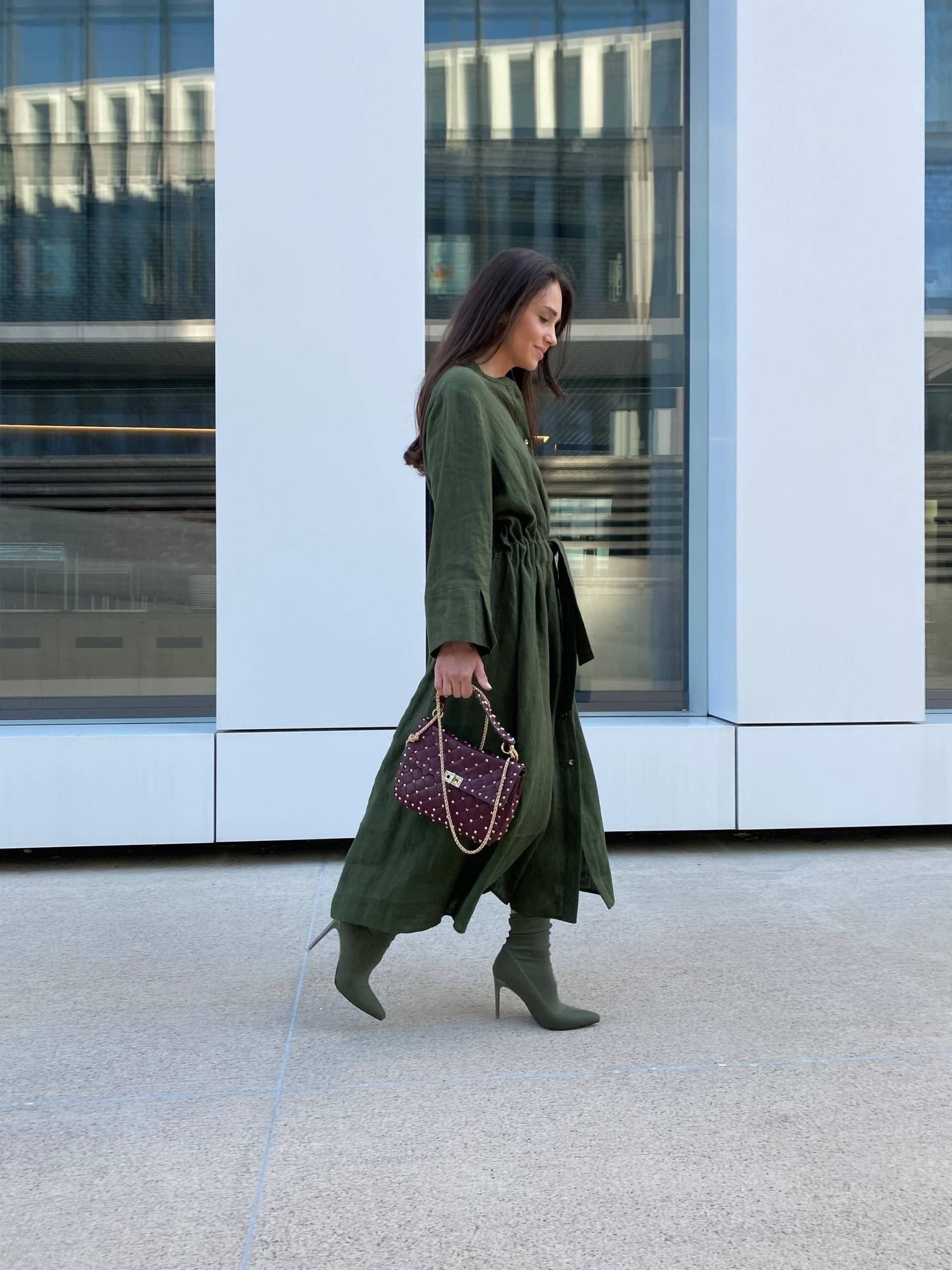 Maxi Leinenkleid, Oversized Kleid, Shirtkleid, Leinenbekleidung, Langes Boho Sommerkleid, Leinenkleider, Daiva Kleid von Linenlara