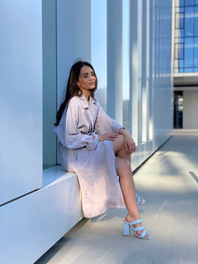 Wickelkleid Kimonokleid, Langes Leinenkleid, Leinenkleidung, Oversize-Midikleid, Boho-Kleid, Sommerkleid, Lockeres Zhanna-Kleid von Linenlara