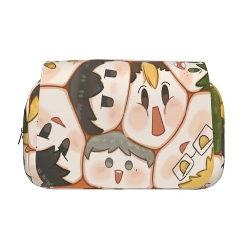 Linfemy Hinata Shoyo Anime-Federmäppchen, 3D-Druck, doppellagig, Schreibwaren-Box, große Kapazität, Schulbedarf, Schreibwaren, Aufbewahrung, Studenten, Typ 2, 21 x 10 x 7.5 cm, Federmäppchen von Linfemy