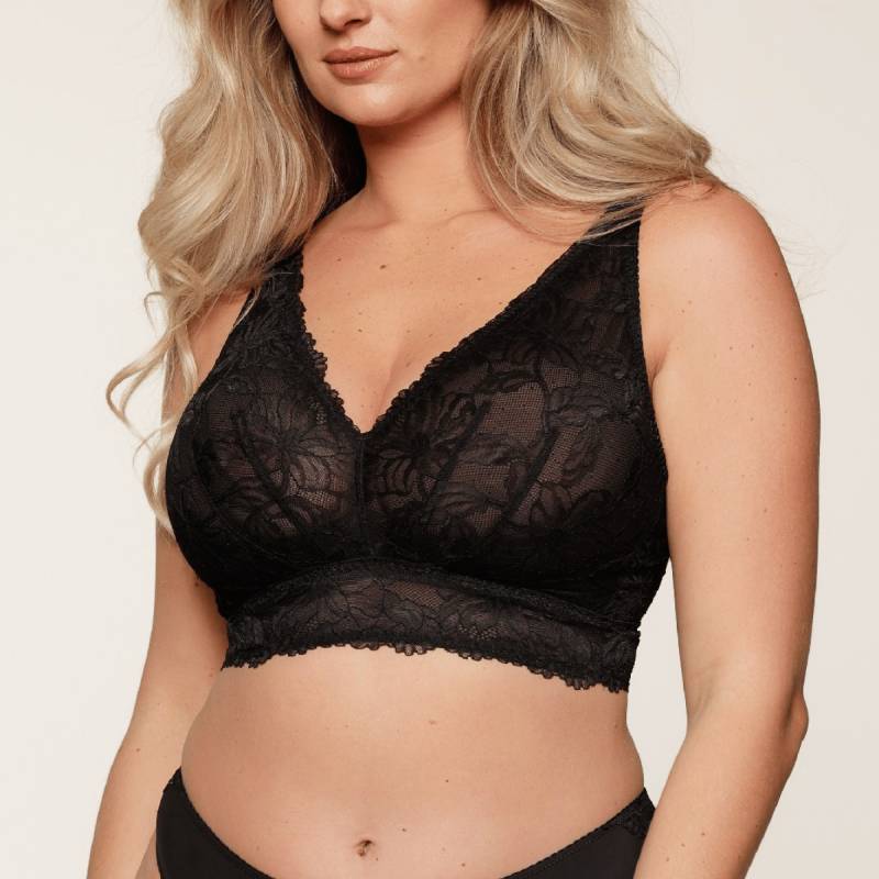 LingaDore Daily Bralette BH, Schwarz, Größe: 75E, Damen von LingaDore