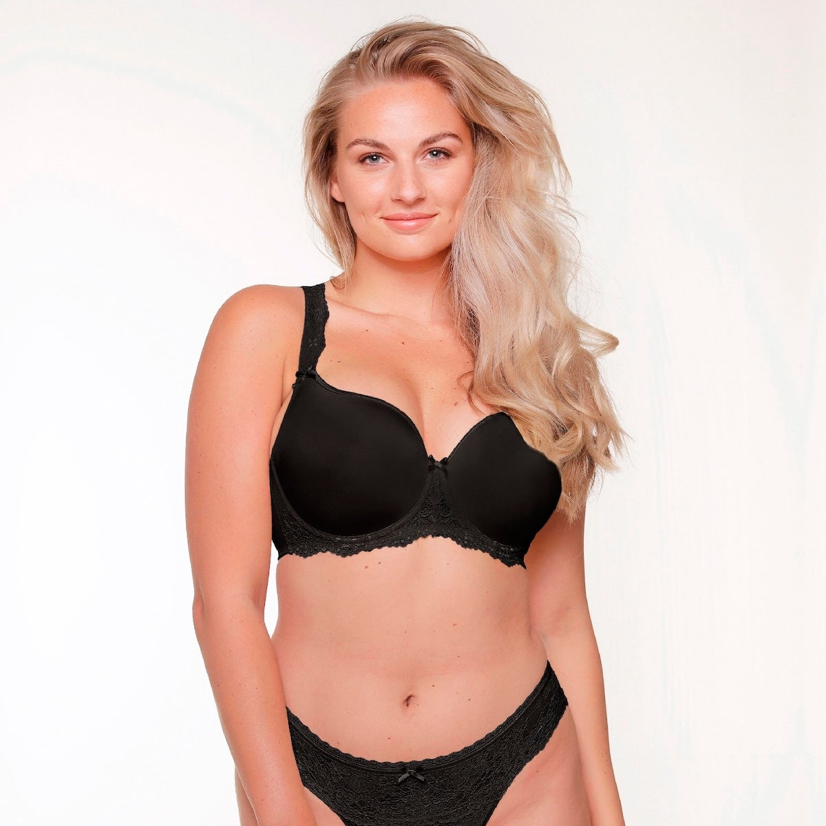 LingaDore Daily Plus Size BH mit Bügel, Schwarz, Größe: 75E, Damen von LingaDore