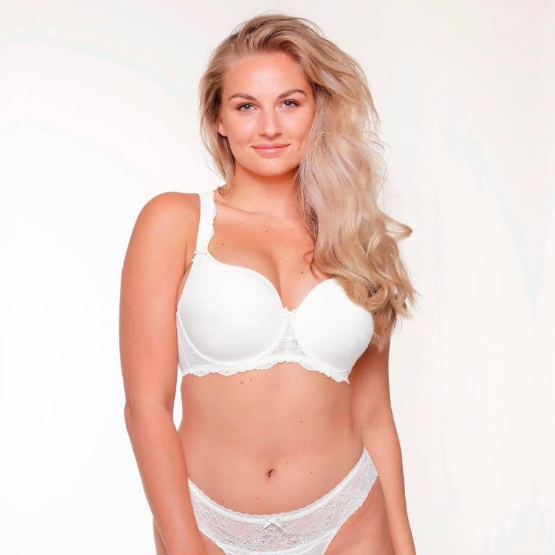 LingaDore Daily Plus Size BH mit Bügel, Weiß, Größe: 75F, Damen von LingaDore