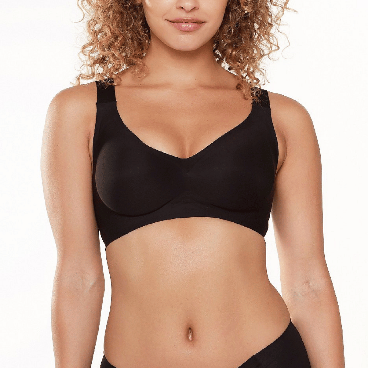 LingaDore Invisble BH ohne Bügel, Schwarz, Größe: S, Damen von LingaDore