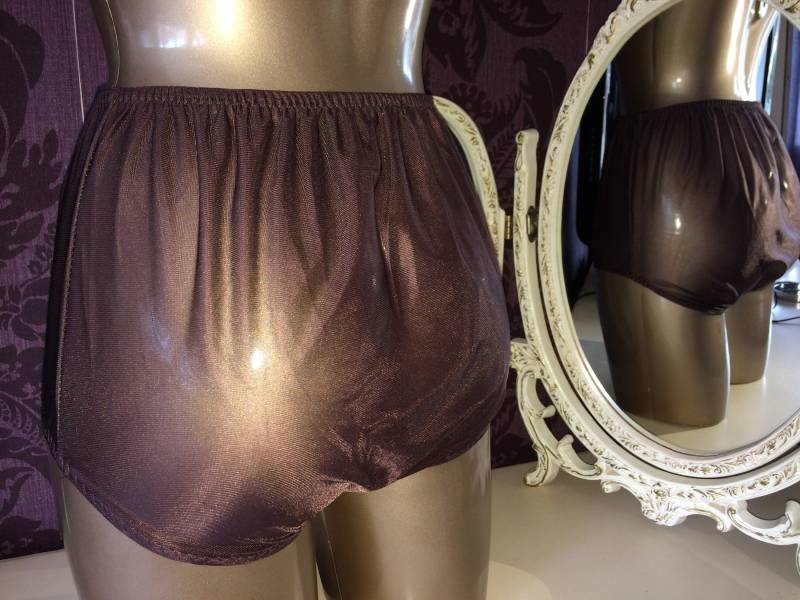 Jahrgang Stil Schlüpfer 70Er 80Er Jahre Oma Höschen Braun Halb Transparente Rutschig Größe Medium Large Jahrgang Stil Schlüpfer 70Er 80Er Jahre Oma Höschen Braun Halb Transparente Rutschig Größe Medium Large von LingerieClothingShop