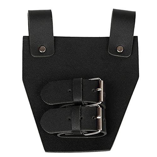 Linghe Vintage europäischen mittelalterlichen Renaissance Ritter Gürtel Schwert Holster Tasche Schwert Dolch Kostümzubehör (Schwarz) von Linghe