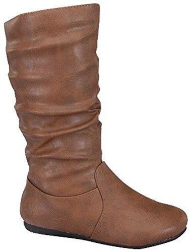 LinkZulu-II - Stiefel Mädchen, (Braun PU), 25 EU M Kleinkind von Link