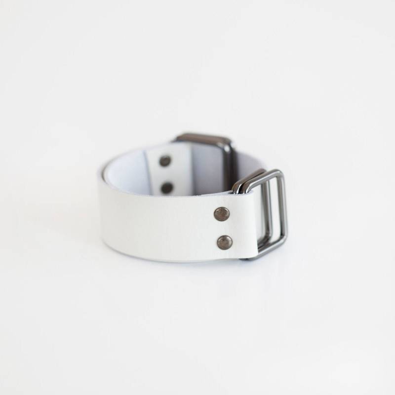 Lederband Weiss Lederband Weiss von LinkCollective