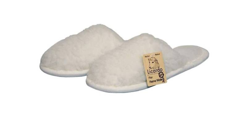 Linke Licardo Pantoffel - Hausschuhe aus 100 % Schurwolle in 8 Farben Pantoffel von Linke Licardo