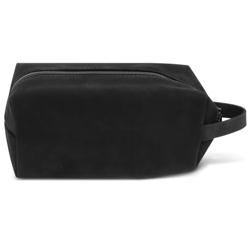 Linkidea Herren-Reise-Pflegetasche, Bart- und Körperzubehör-Organizer, tragbare Rasierer- und Schermaschinen-Aufbewahrungstasche für Männer, kompatibel mit Manscaped Rasenmäher 5.0, 4.0, 3.0 (schwarz) von Linkidea