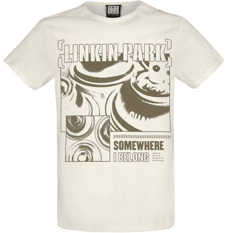 Linkin Park Amplified Collection - Somewhere I Belong T-Shirt altweiß in XL von Linkin Park