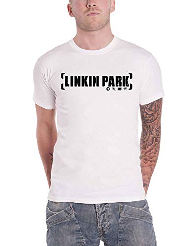 Linkin Park Bracket Logo (White) T-Shirt S von Linkin Park
