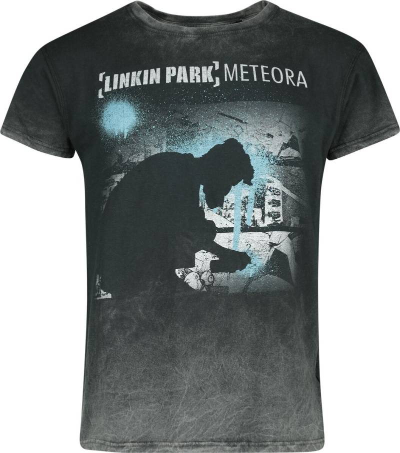 Linkin Park Drip Collage T-Shirt grau in XL von Linkin Park