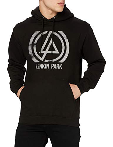 Linkin Park Herren Concentric Sweatshirt, Schwarz, XL von Linkin Park