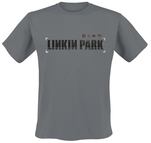 Linkin Park Hybrid Theory Männer T-Shirt Charcoal XXL 100% Baumwolle Band-Merch, Bands von Linkin Park