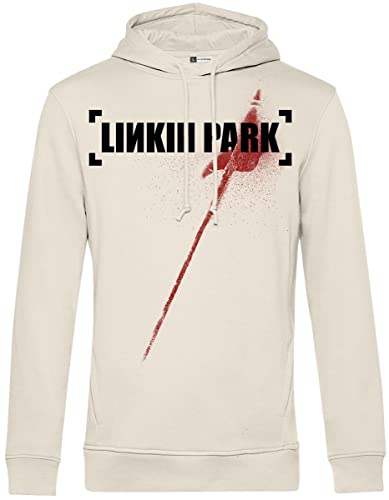 Linkin Park Hybrid Theory – Red Flag Männer Kapuzenpullover beige M von Linkin Park