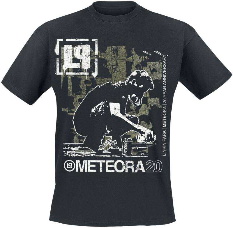 Linkin Park T-Shirt - Drip Collage - XXL - für Männer - Größe XXL - schwarz  - EMP exklusives Merchandise! von Linkin Park