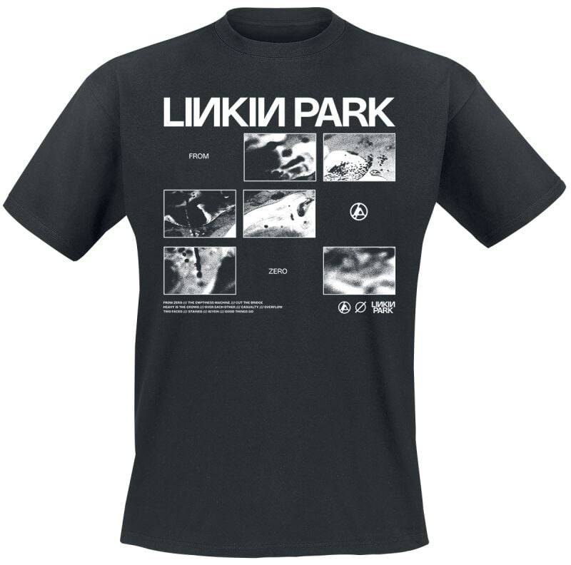 Linkin Park T-Shirt - From Zero Block - S bis 5XL - für Männer - Größe M - schwarz  - Lizenziertes Merchandise! von Linkin Park