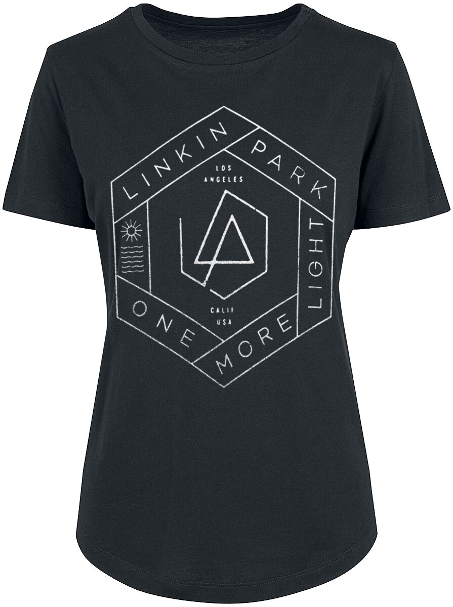 Linkin Park T-Shirt - One More Light - S bis M - für Damen - Größe M - schwarz  - Lizenziertes Merchandise! von Linkin Park
