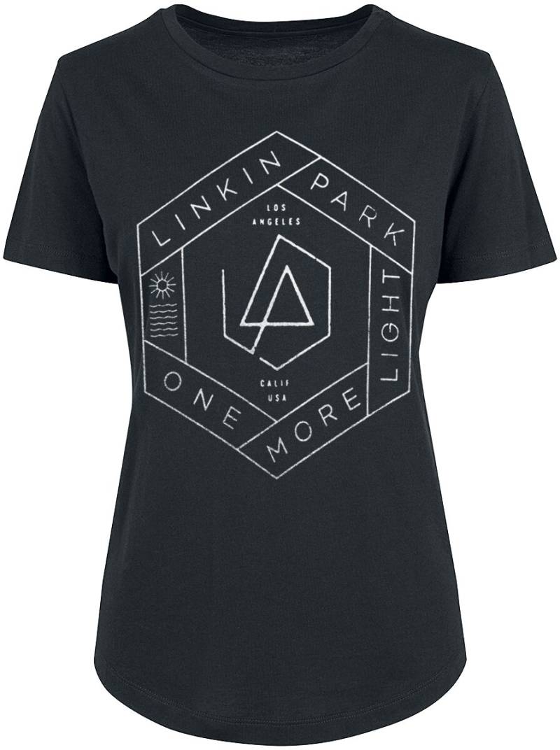 Linkin Park T-Shirt - One More Light - S bis M - für Damen - Größe S - schwarz  - Lizenziertes Merchandise! von Linkin Park
