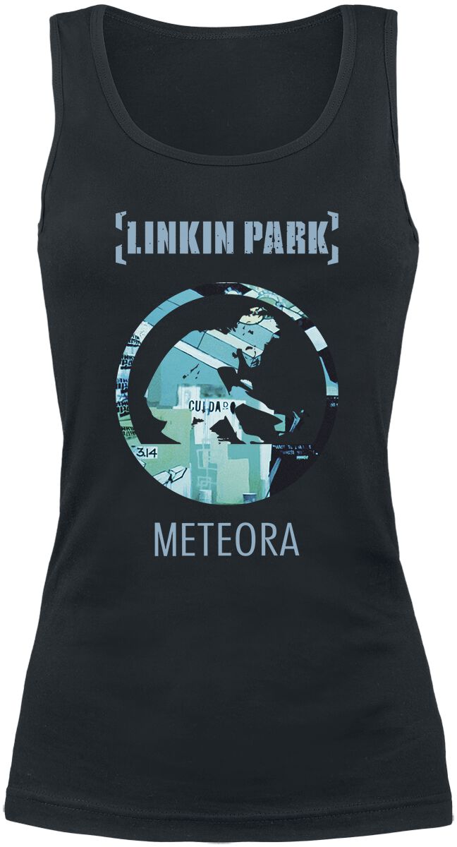 Linkin Park Tank-Top - Meteora 20th Anniversary - S bis XXL - für Damen - Größe S - schwarz  - EMP exklusives Merchandise! von Linkin Park