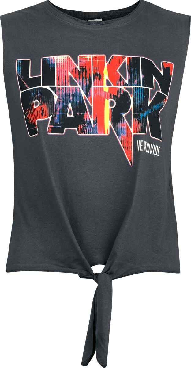 Linkin Park Top - Amplified Collection - New Divide - XL - für Damen - Größe XL - charcoal  - Lizenziertes Merchandise! von Linkin Park