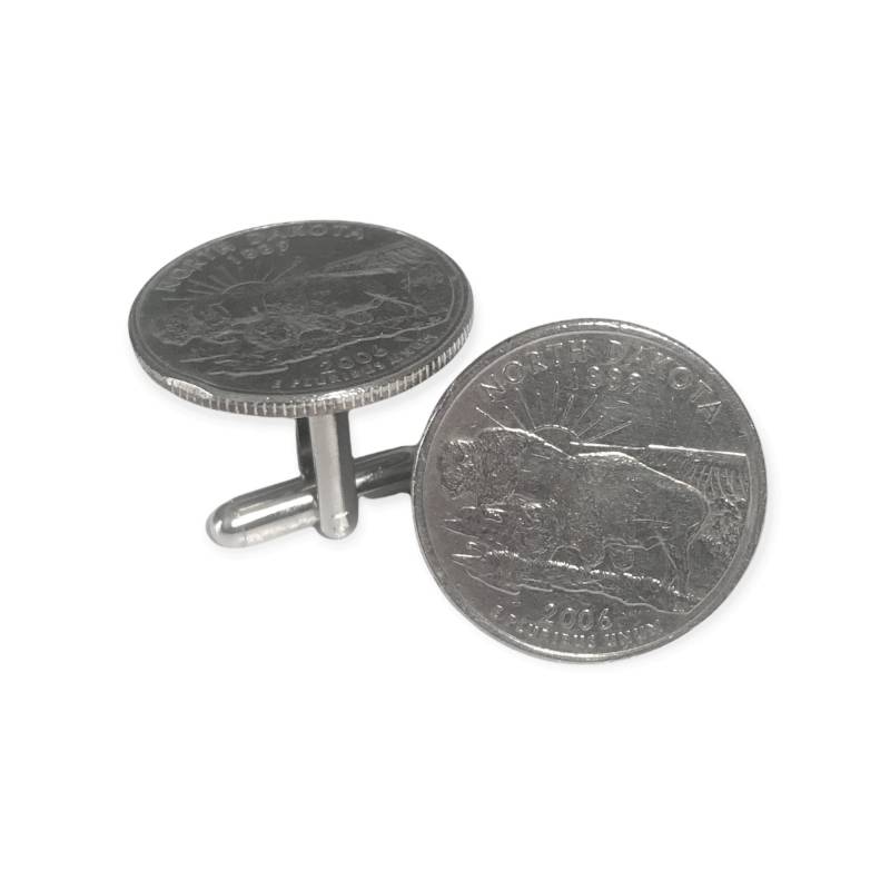 North Dakota Manschettenknüpfe, Geschenke Für Männer, Dakota, Bismark von LinksOffTheCuff