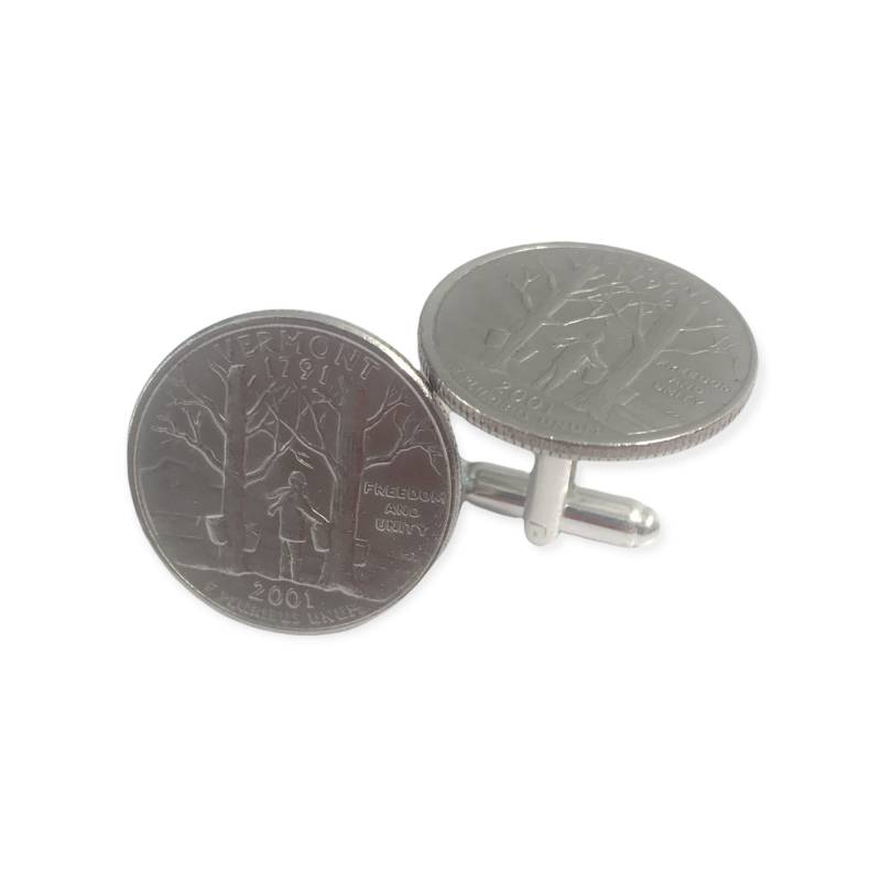 Vermont State Quarter Manschettenknöpfe Münze von LinksOffTheCuff