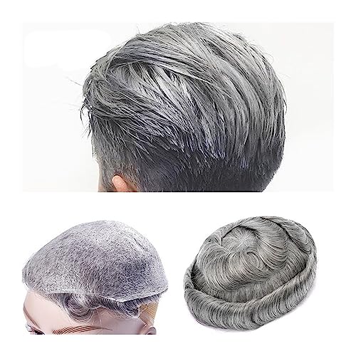 Toupet für Männer Haarkapillarprothese for Männer, dünne Haut, 0,03–0,04 mm, V-Schleife, knotenlos, PU-Basis, Herrentoupet, Echthaar, Herrenperücken, langlebige Haarersatzeinheiten Natürlich aussehend Toupet für Männer Haarkapillarprothese for Männer, dünne Haut, 0,03–0,04 mm, V-Schleife, knotenlos, PU-Basis, Herrentoupet, Echthaar, Herrenperücken, langlebige Haarersatzeinheiten Natürlich aussehend von Linmeas-753