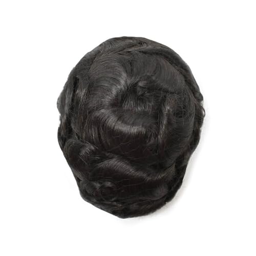 Toupet für Männer Toupet aus 100% Echthaar, Mono-Perücke for Männer, langlebige Haarprothese for Männer, Toupet for Männer, 15,2 cm, Haarersatz, atmungsaktives System for Männer Natürlich aussehende Toupet für Männer Toupet aus 100% Echthaar, Mono-Perücke for Männer, langlebige Haarprothese for Männer, Toupet for Männer, 15,2 cm, Haarersatz, atmungsaktives System for Männer Natürlich aussehende von Linmeas-753