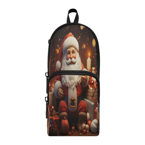 Linnyio Sternenklare Weihnachten Weihnachtsmann Federmäppchen,Lustige Schultasche,Stifttaschen für Kinder und Jungen Linnyio Sternenklare Weihnachten Weihnachtsmann Federmäppchen,Lustige Schultasche,Stifttaschen für Kinder und Jungen von Linnyio