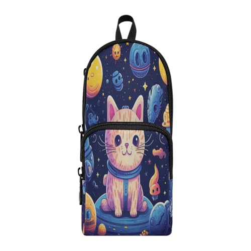 Linnyio Süße Gekritzel Weltraumkatze Federmäppchen,Lustige Schultasche,Stifttaschen für Kinder und Jungen Linnyio Süße Gekritzel Weltraumkatze Federmäppchen,Lustige Schultasche,Stifttaschen für Kinder und Jungen von Linnyio