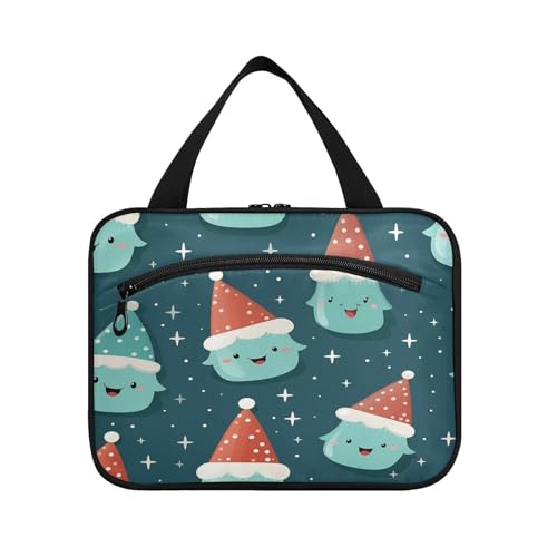 Linnyio Süßes Cartoon Muster Qualle Hängende Reise-Toilettenartikel-Kosmetik-Make-Up-Tasche,Große Kapazität Faltbare Aufbewahrung Kulturbeutel für Damen Mädchen von Linnyio