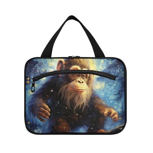 Linnyio Vulkan Cooler Vogel Hängende Reise-Toilettenartikel-Kosmetik-Make-Up-Tasche,Große Kapazität Faltbare Aufbewahrung Kulturbeutel für Damen Mädchen von Linnyio