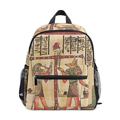 Linomo Altes Ägypten Kinder Rucksack Daypack Rucksack Büchertasche Vorschule Kleinkind Rucksäcke Kindergarten Umhängetasche für Jungen Mädchen Kind, mehrfarbig von Linomo