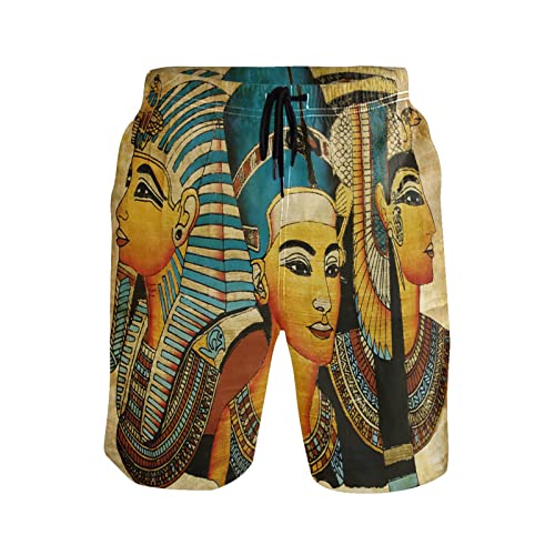 Linomo Herren Badehose Uralt Ägypten Ägyptisch schnelltrocknende Strandshorts Boardshorts Beachshorts Trainingshose Schwimmhose für Männer von Linomo