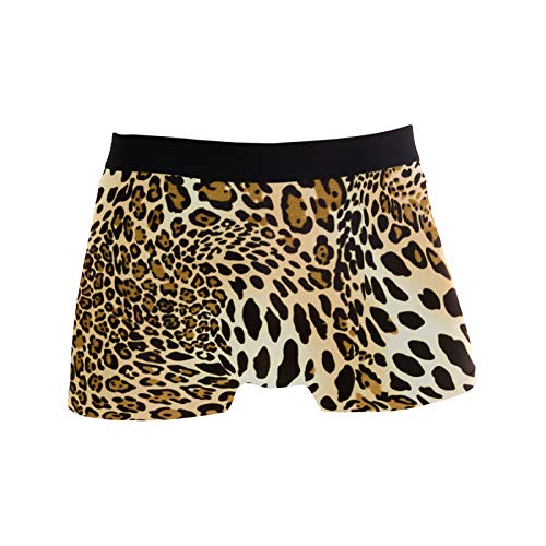 Linomo Herren Boxershorts Leopard Druck Unterhosen Männer Herren Unterwäsche für Männer von Linomo