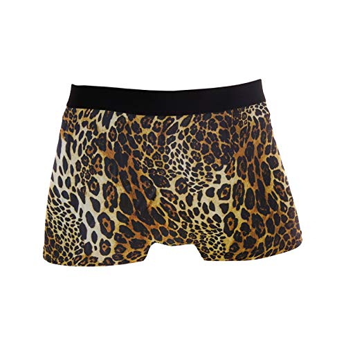 Linomo Herren Boxershorts Tier Leopard Druck Unterhosen Männer Herren Unterwäsche für Männer von Linomo