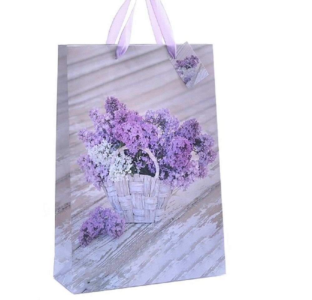 Linoows Tragetasche 10 Stück Geschenktüte 'Flieder', Papiertüten Tragetaschen, Große Papiertragetaschen Linoows Tragetasche 10 Stück Geschenktüte 'Flieder', Papiertüten Tragetaschen, Große Papiertragetaschen von Linoows