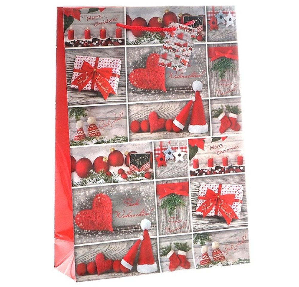 Linoows Tragetasche 10 Stück Geschenktüten `Baumschmuck Collage` Tüten, Große Papiertragetaschen Linoows Tragetasche 10 Stück Geschenktüten `Baumschmuck Collage` Tüten, Große Papiertragetaschen von Linoows