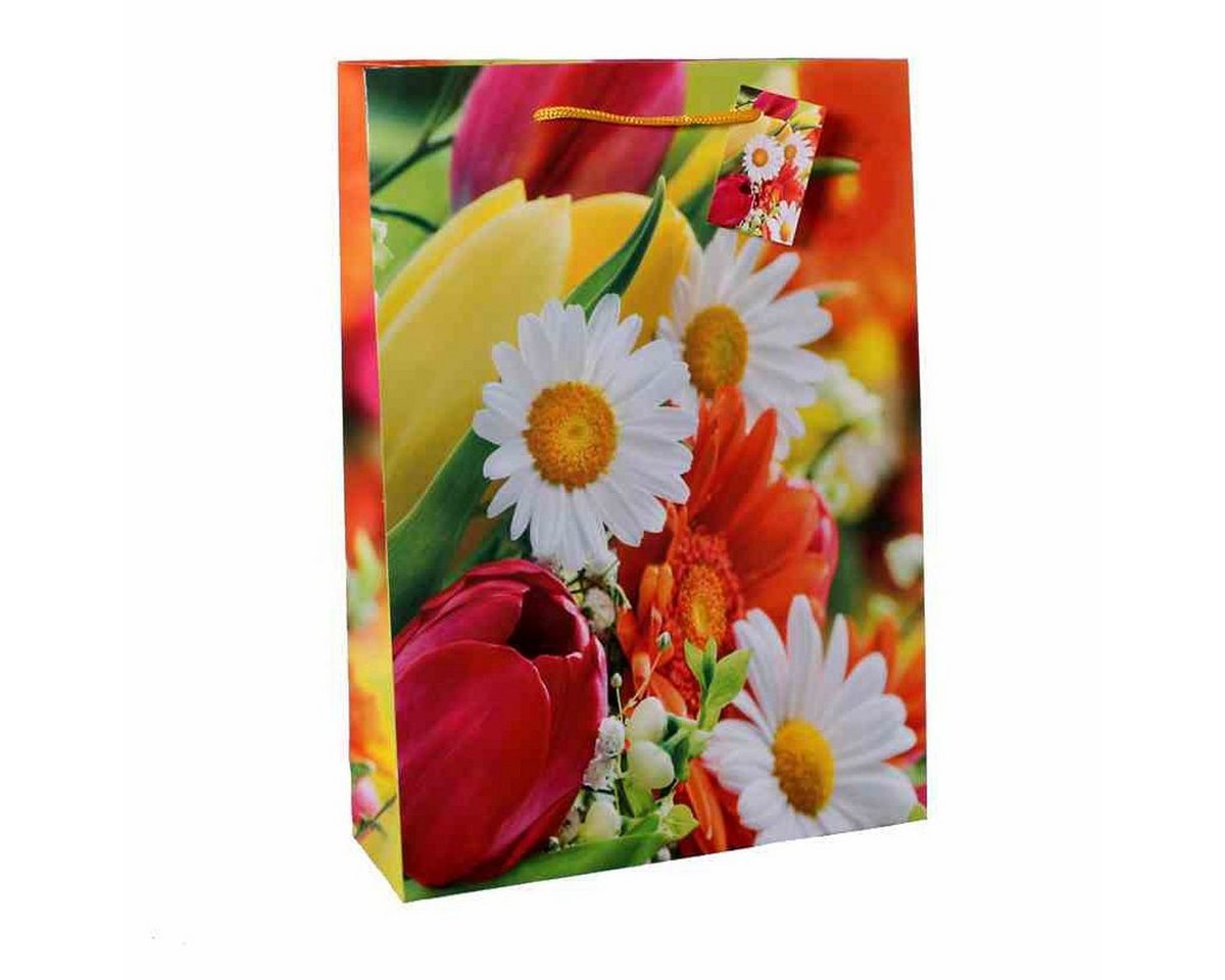 Linoows Tragetasche 10 Stück Geschenktüten `Frühlingsstrauß`, Tüten, Große Papiertragetaschen Linoows Tragetasche 10 Stück Geschenktüten `Frühlingsstrauß`, Tüten, Große Papiertragetaschen von Linoows