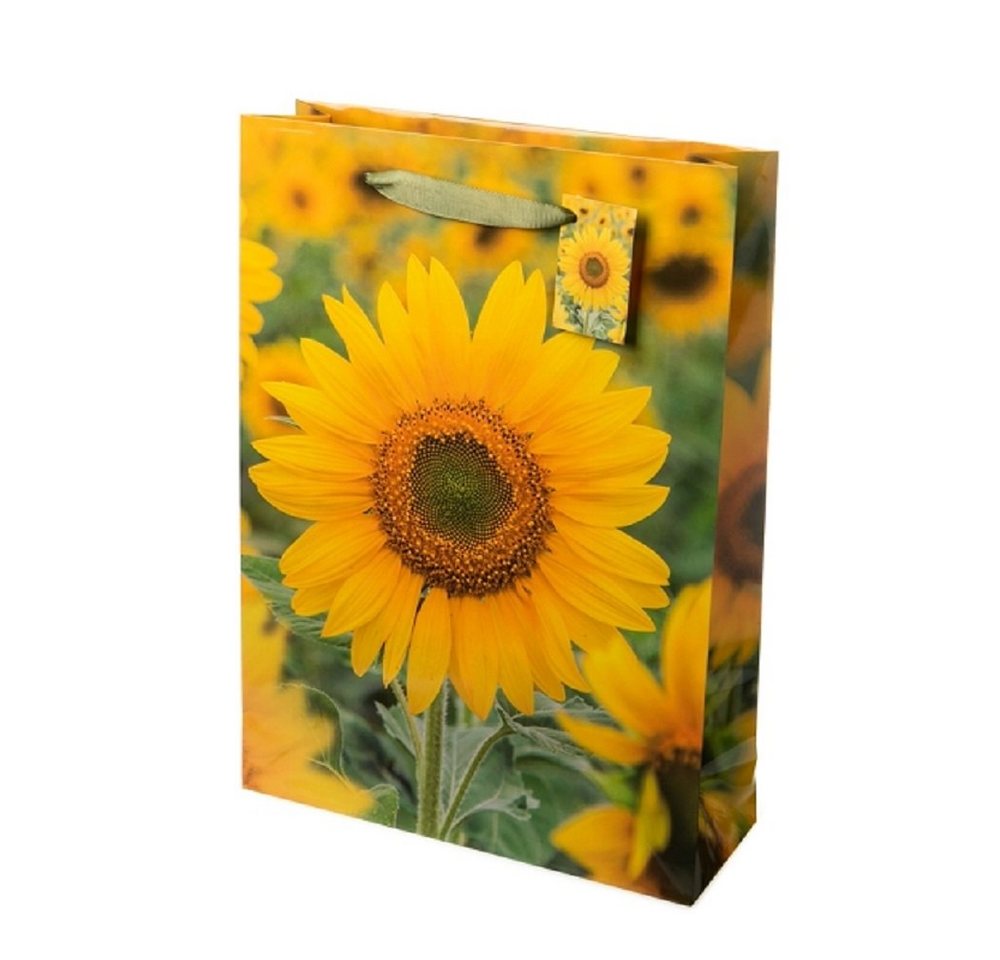 Linoows Tragetasche 10 Stück Geschenktüten `Sonnenblumen`, Tüten, Große Papiertragetaschen Linoows Tragetasche 10 Stück Geschenktüten `Sonnenblumen`, Tüten, Große Papiertragetaschen von Linoows