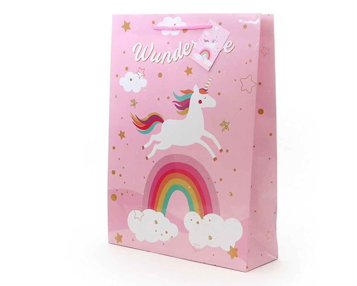 Linoows Tragetasche 10 Stück Geschenktüten `Wundertüte`, mit Einhorn, 10 Große Papiertragetaschen Linoows Tragetasche 10 Stück Geschenktüten `Wundertüte`, mit Einhorn, 10 Große Papiertragetaschen von Linoows