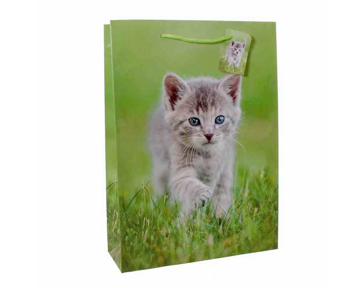Linoows Tragetasche Geschenktüten, Papiertüten, 10 Stück Tragetaschen, Große Papiertragetaschen Kätzchen auf Frühlingswiese Linoows Tragetasche Geschenktüten, Papiertüten, 10 Stück Tragetaschen, Große Papiertragetaschen Kätzchen auf Frühlingswiese von Linoows